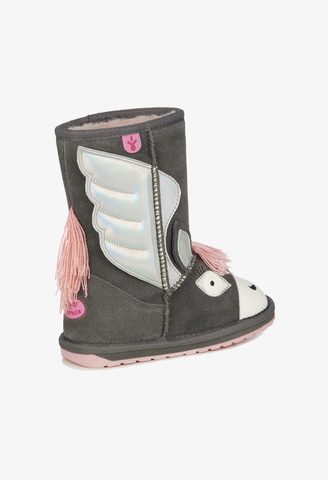 Buty dziecięce Emu Australia Pegasus Charcoal