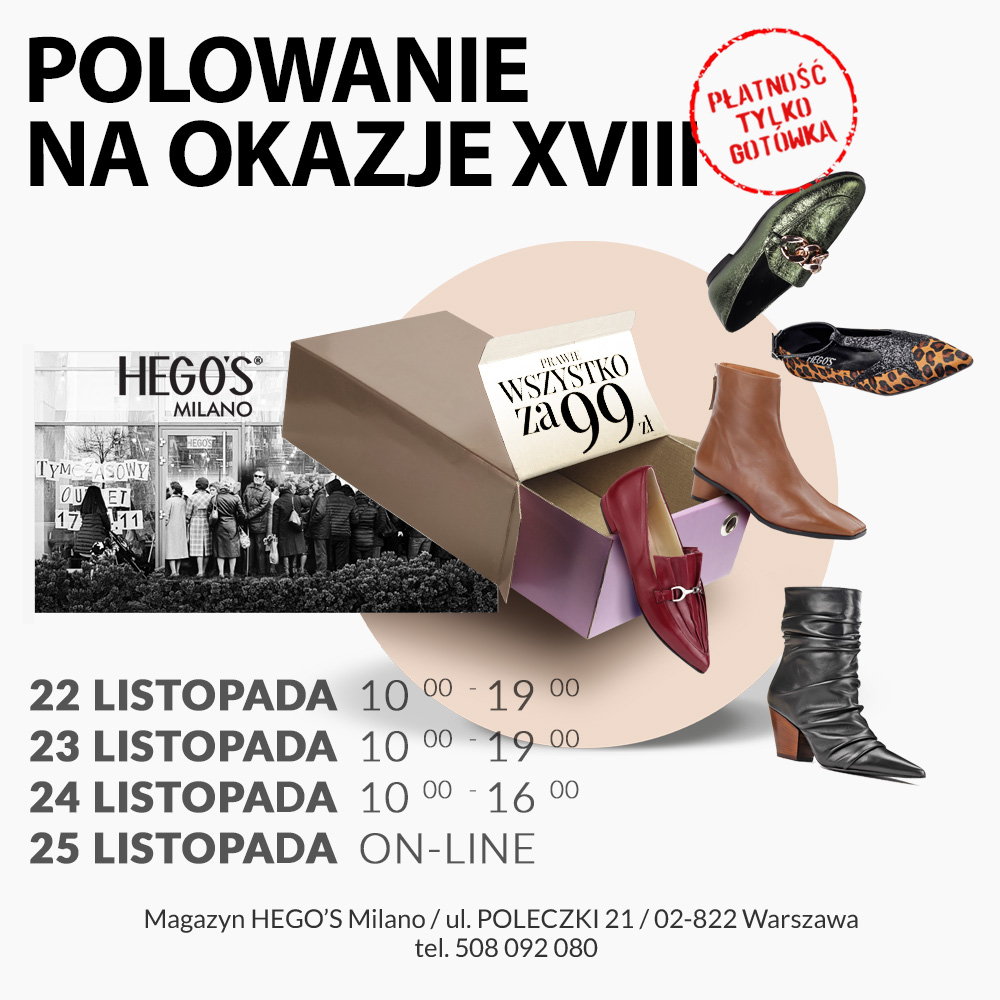 POLOWANIE na Okazje 2024! - upoluj modne obuwie HEGO’S