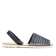 SANDAŁY HEGO'S IBICENCA PELLE BLU NAVY