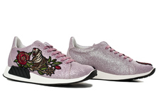 SNEAKERSY HEGO'S 1006 GLITTER FINE ROSA