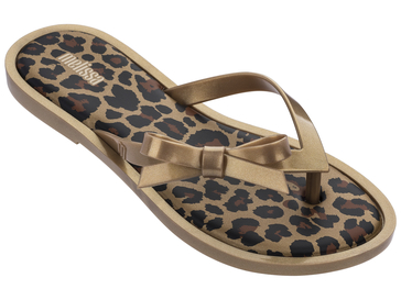 KLAPKI DAMSKIE MELISSA FLIP FLOP GOLD/BLACK 32651 FLIP FLOP GOLD/BLACK