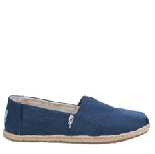 ESPADRYLE TOMS TM.10009758 WASHED CANVAS NAVY