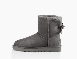 BUTY UGG MINI 6501 BAILEY BOW II GREY UGG-MINI 6501 BAILEY BOW II GREY