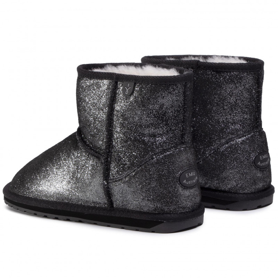 BUTY EMU AUSTRALIA WALLABY MINI METALLIC BLACK