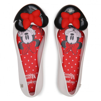 BALERINY DZIECIĘCE MELISSA MINI MIC.MOUSE WHITE/BLACK/RED 33345 MINI MIC.MOUSE WHITE/BLACK/RED