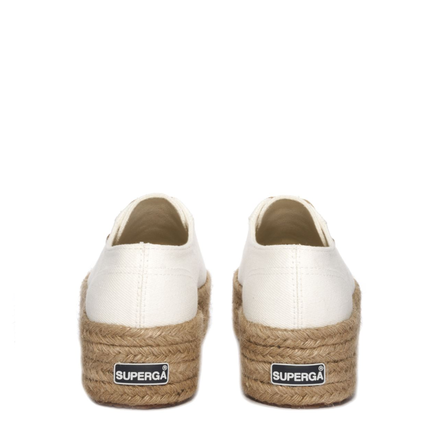 Espadryle Damskie Superga 2790 Drill Denim Rope Wht/Nat