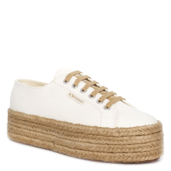 Espadryle Damskie Superga 2790 Drill Denim Rope Wht/Nat