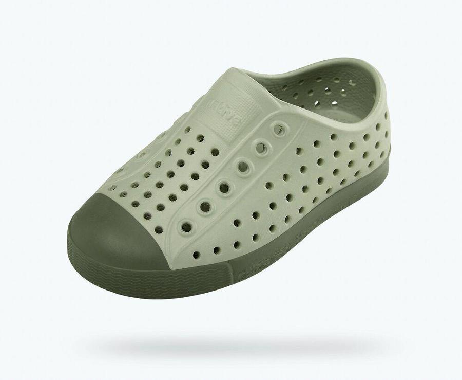 BUTY NATIVE JEFFERSON_KIDS BASALT GREEN/OLGR