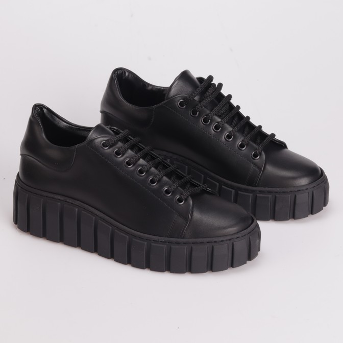 SNEAKERSY HEGO'S MILANO 100 PELLE NERO
