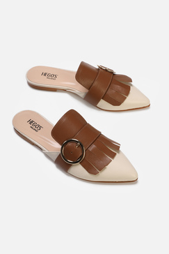 KLAPKI  HEGO'S P106 NAPPA ICE/CUOIO