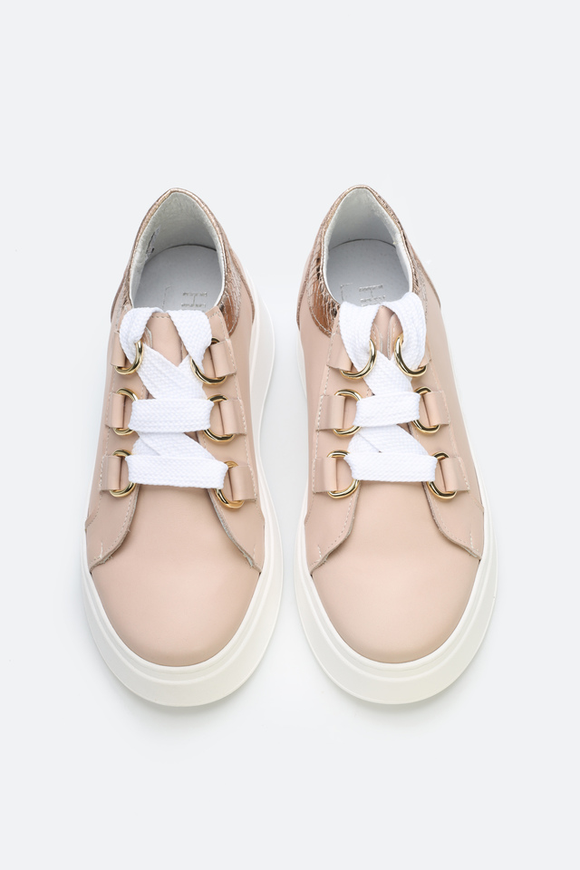 BEŻOWE SNEAKERSY HEGO'S MILANO