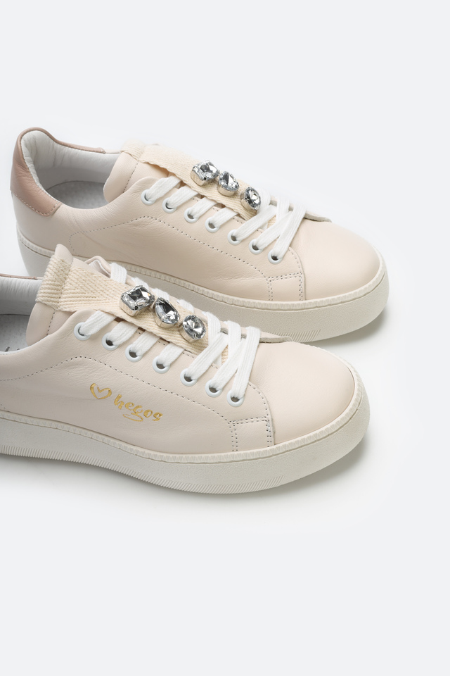 KREMOWE SNEAKERSY HEGO'S MILANO