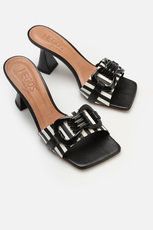KLAPKI  HEGO'S 1012008 STRIPES BLACK