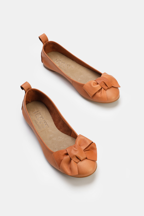 BALERINY HEGO'S MILANO BT-2011 NAPPA TAN