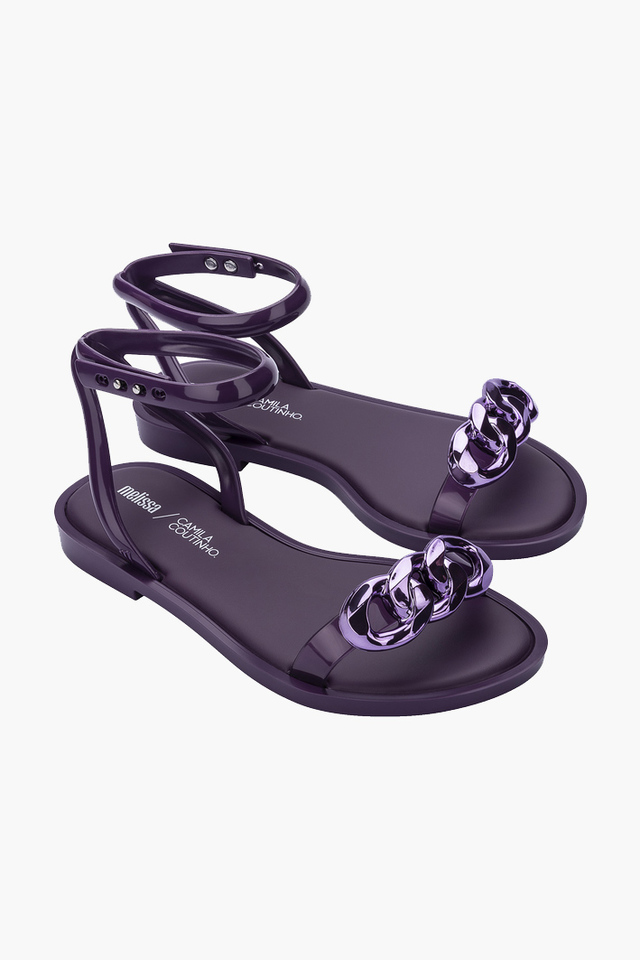 FIOLETOWE SANDAŁY MELISSA