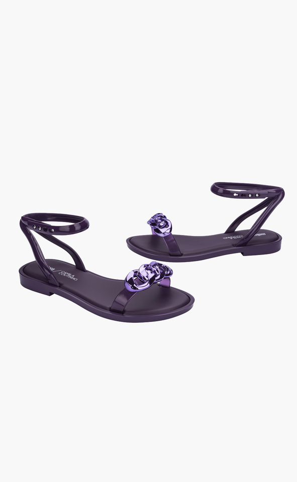 FIOLETOWE SANDAŁY MELISSA