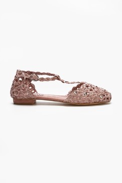  SANDAŁY HEGO'S BL2082 RAFIA OLD PINK