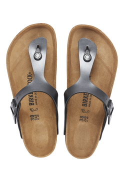 KLAPKI BIRKENSTOCK GIZEH BS METALLIC BLACK GIZEH BS METALLIC BLACK