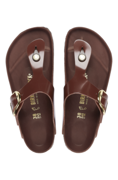 KLAPKI BIRKENSTOCK GIZEH BB SHINE CHOCOLATE GIZEH BB SHINE CHOCOLATE