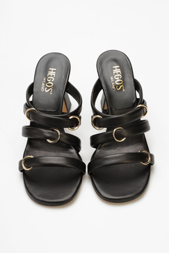 KLAPKI HEGO'S 01429 NAPPA NERO