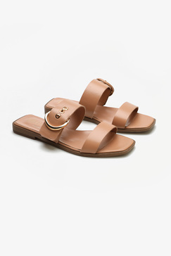 KLAPKI  HEGO'S M20220 NAPPA R543 NUDE