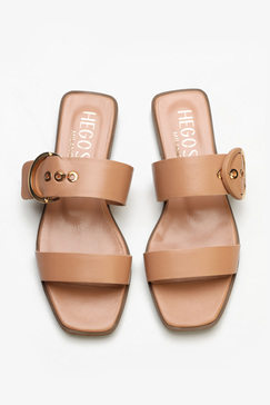 KLAPKI  HEGO'S M20220 NAPPA R543 NUDE
