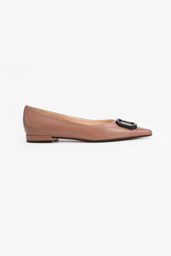 BALERINY HEGO'S 1214 NAPPA VISONE