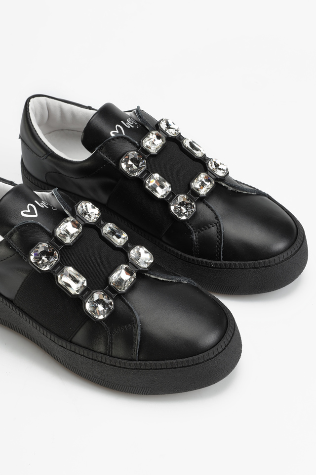 CZARNE SNEAKERSY HEGO'S MILANO