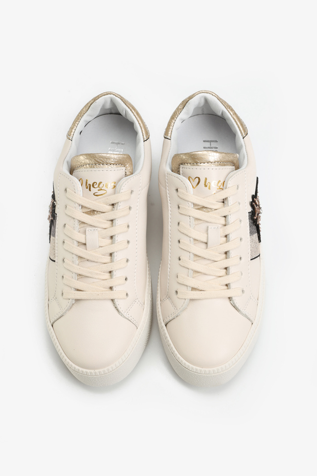 KREMOWE SNEAKERSY HEGO'S MILANO