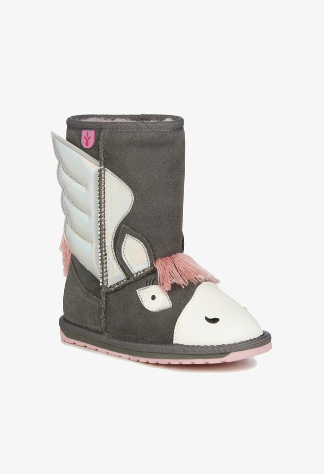 Buty dziecięce Emu Australia Pegasus Charcoal