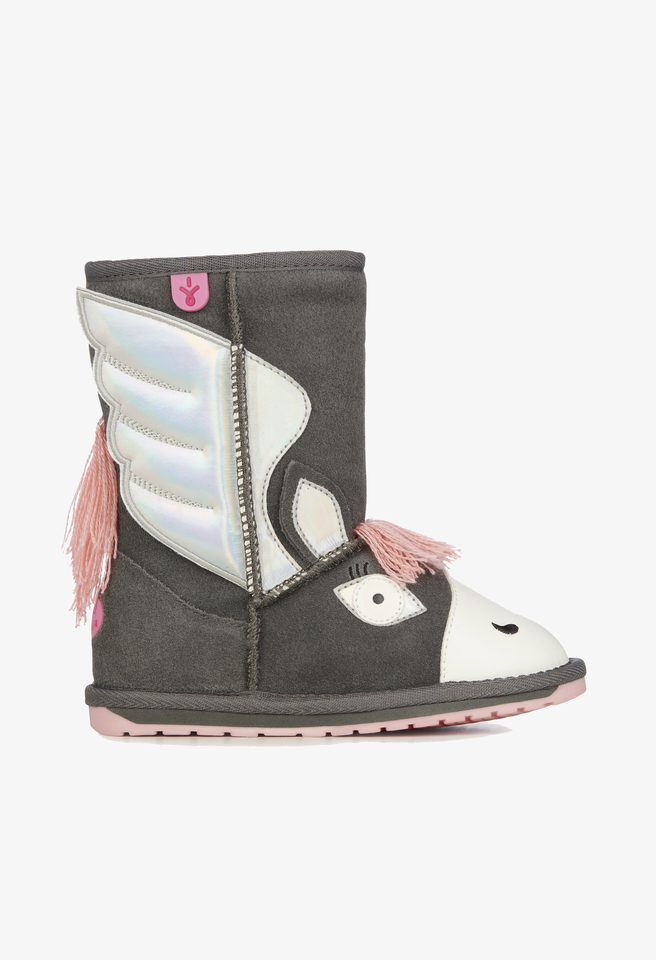 Buty dziecięce Emu Australia Pegasus Charcoal