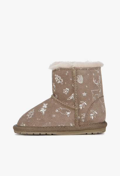 Buty dziecięce Emu Australia Woodland Toddle Mushroom