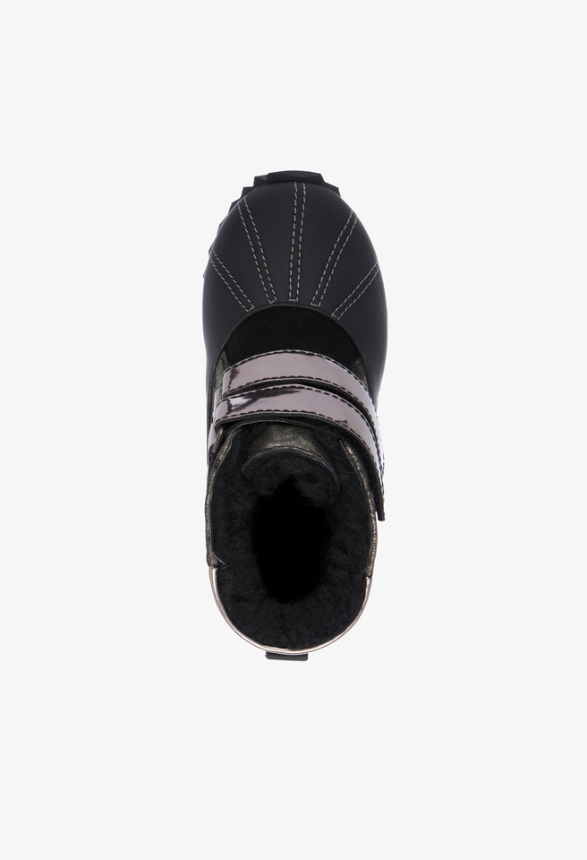 BUTY DZIECIĘCE EMU AUSTRALIA LOCKYER METAL BLACK