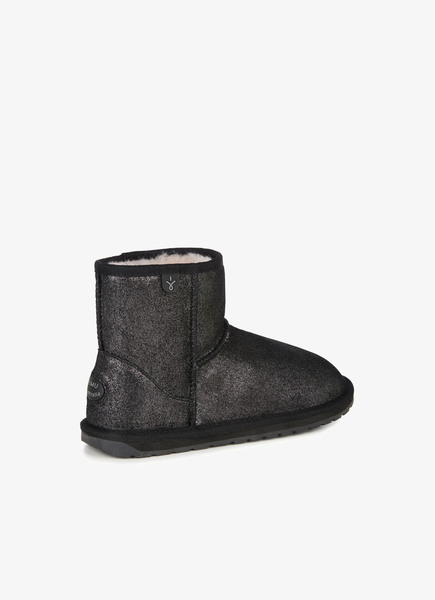 BUTY EMU_WALLABY MINI METALLIC BLACK