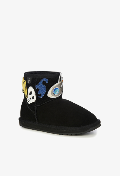 BUTY DZIECIĘCE EMU AUSTRALIA WALLABY MINI PLAY BLACK