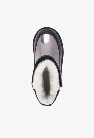 BUTY DZIECIĘCE EMU AUSTRALIA ROTH MIR DARK SILVER