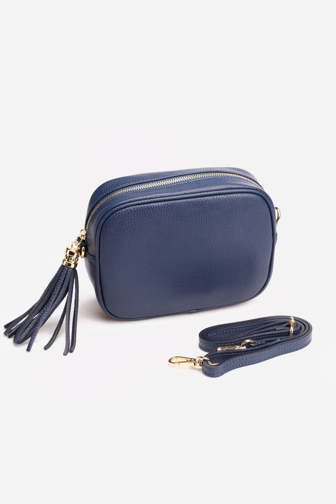 TOREBKA DAMSKA HEGO'S MILANO 2110 MARTELLATO BLU NAVY