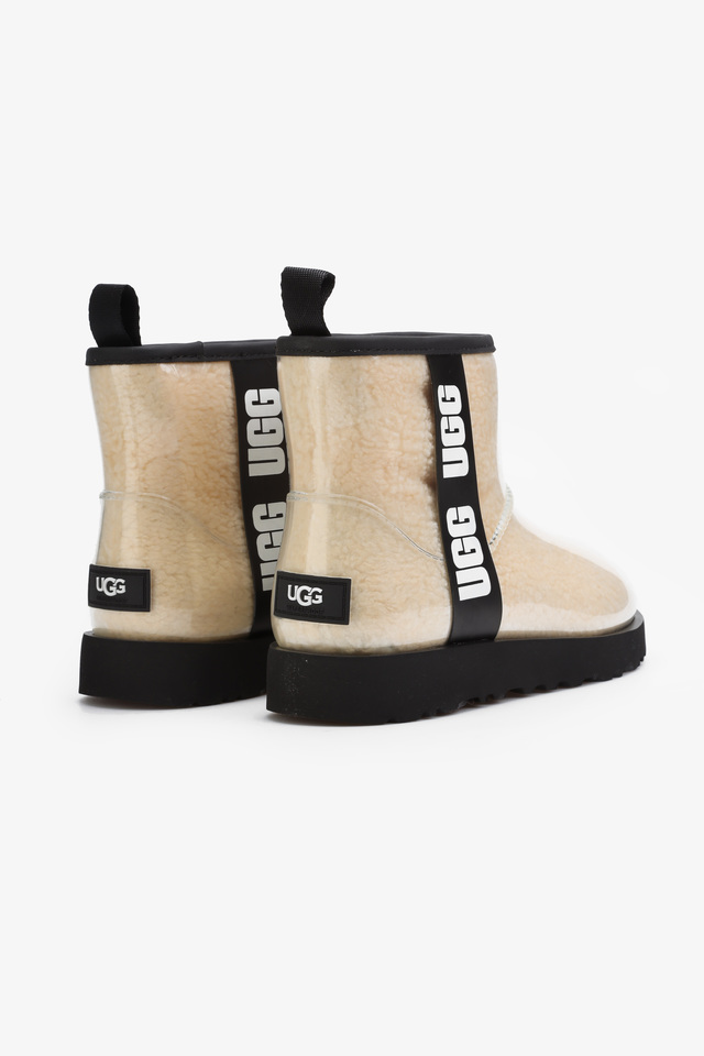BUTY UGG CLASSIC CLEAR MINI NATUR/BLK