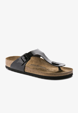 KLAPKI BIRKENSTOCK GIZEH PATENT BLACK 043661 GIZEH PATENT BLACK 043661