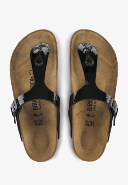 KLAPKI BIRKENSTOCK GIZEH PATENT BLACK 043661 GIZEH PATENT BLACK 043661