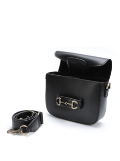 TOREBKA DAMSKA HEGO'S MILANO 12133 MARTELLATO NERO