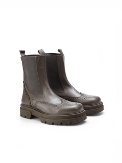 SZTYBLETY HEGO'S 2626 LEATHER GREEN