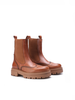 SZTYBLETY HEGO'S 2626 LEATHER TAUPE