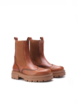 SZTYBLETY HEGO'S 2626 LEATHER TAUPE