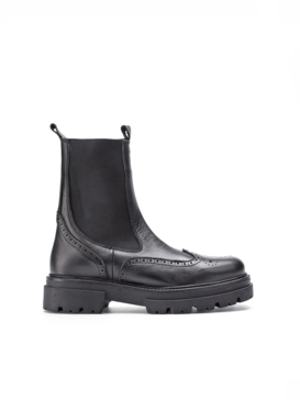  SZTYBLETY HEGO'S 2626 LEATHER BLACK