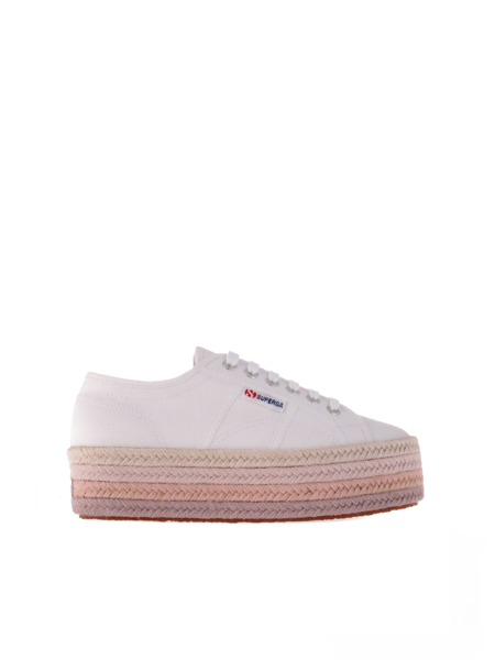 Espadryle Damskie Superga 2790 Multicolor Rope Wht-Pink