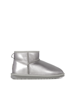 BUTY EMU AUSTRALIA STINGER MICRO GLOSSY DARK SILVER EMU STINGER MICRO GLOSSY D.SILVER