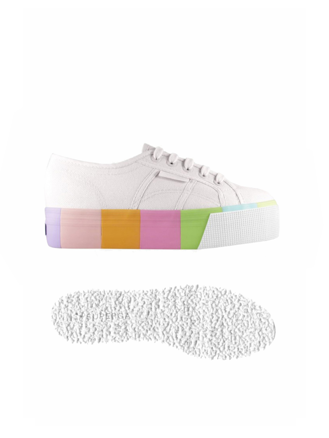 Superga 2750 white multifoxing sale