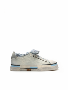 TRAMPKI  HEGO'S V03L-6D.V1 LEATHER CANVAS SKY