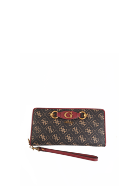 PORTFEL DAMSKI GUESS SWQB86 54630 BROWN LOGO/MERLOT